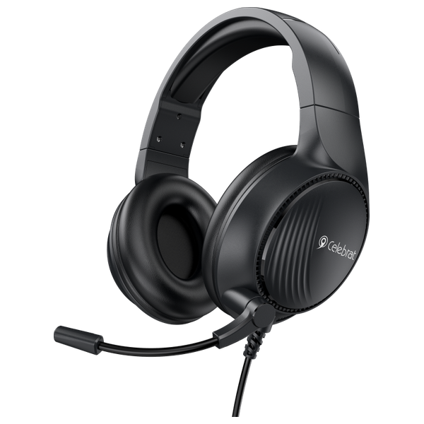 سماعة حول الأذن سلبريت GM-5 - صوت محيطي ثلاثي الأبعاد - اسود