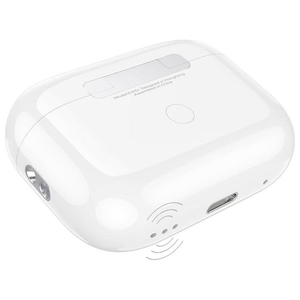  HOCO EW51- Bluetooth Headphone In Ear - Bluetooth 5.3 - Noise Cancelling - White 