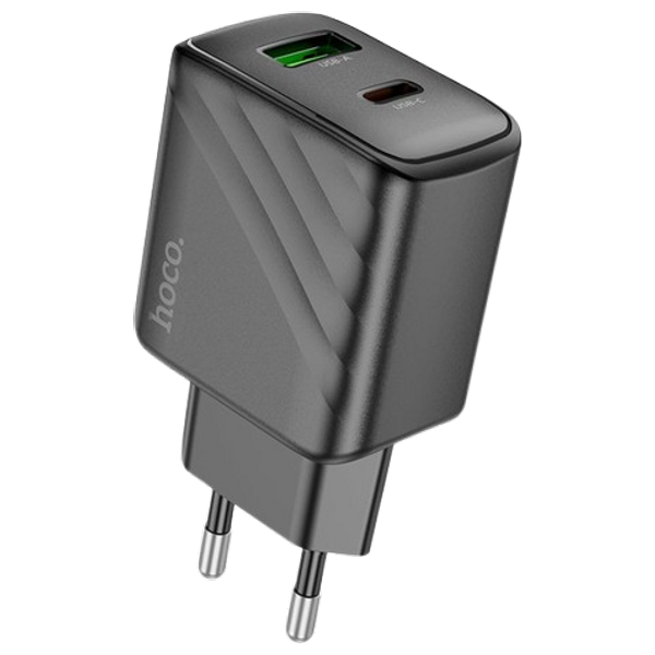  HOCO CS23A - Wall Charger - 30W - 2 Ports - Black 