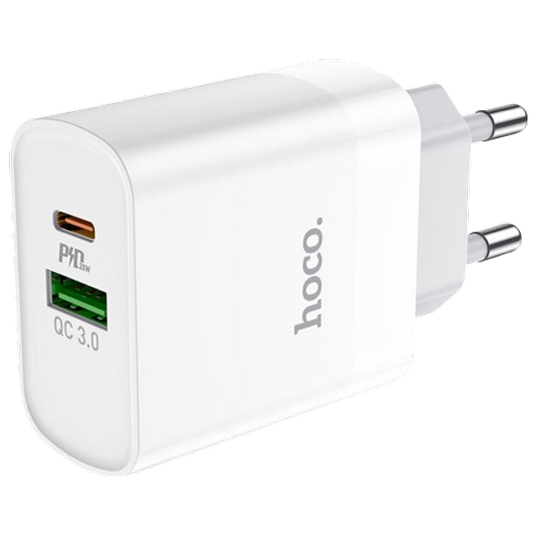  HOCO C80A - Wall Charger - White 