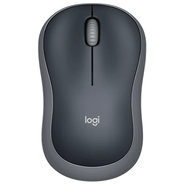 Logitech M185 - Wireless Mouse - Optical Sensor - USB Connectivity - Black