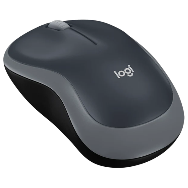 Logitech M185 - Wireless Mouse - Optical Sensor - USB Connectivity - Black