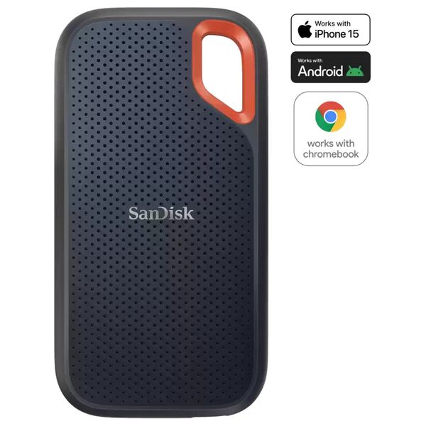  SSD هارد خارجي سان ديسك sdssde61-2t00-g25 - اسود - 2 تيرابايت 
