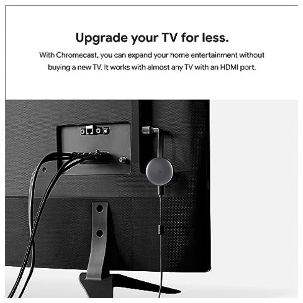  Google GA00439-US - Chromecast Media Streaming Device - Black 
