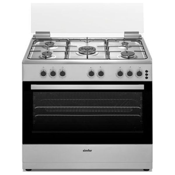 Elryan: Simfer F9502SGWS-FFD1WVB - 5 Burners - Gas Cooker - Silver