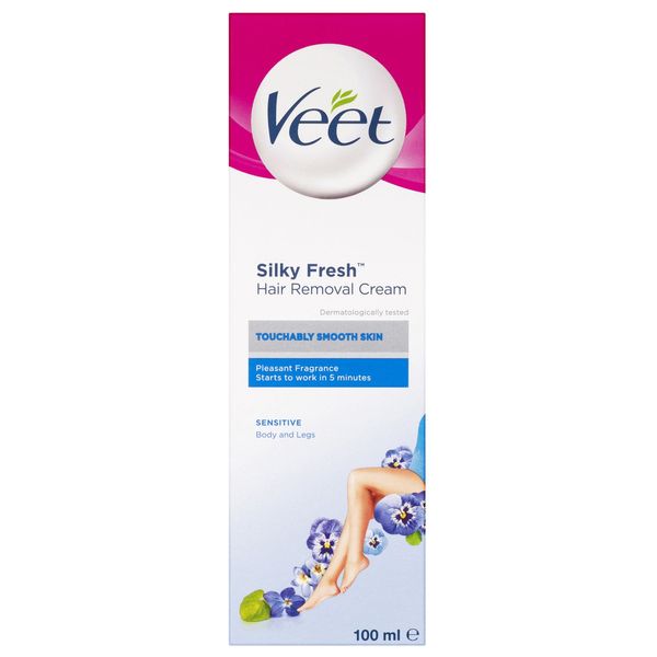  Veet Hair Removal Cream Silk and Fresh for Sensitive Skin - 100g 