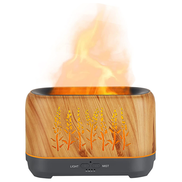  GSTAR Smart Incense Burner with Flame Color Lighting - Wood 