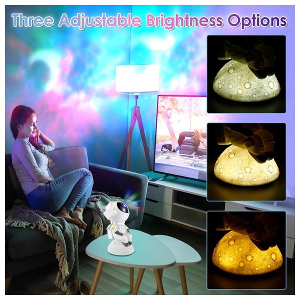  GSTAR 6-15N - Astronaut Projector Lamp with Stars Display and Moon Lamp 