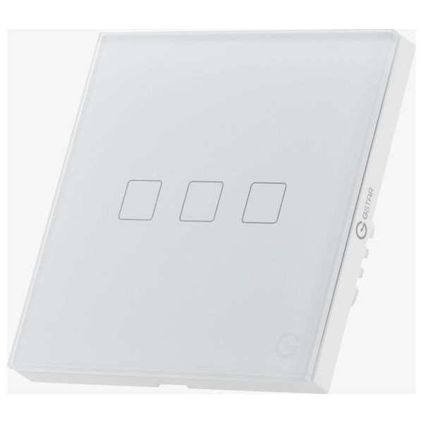 GSTAR 9-46 - 3 Gang Touch Smart Switch - White
