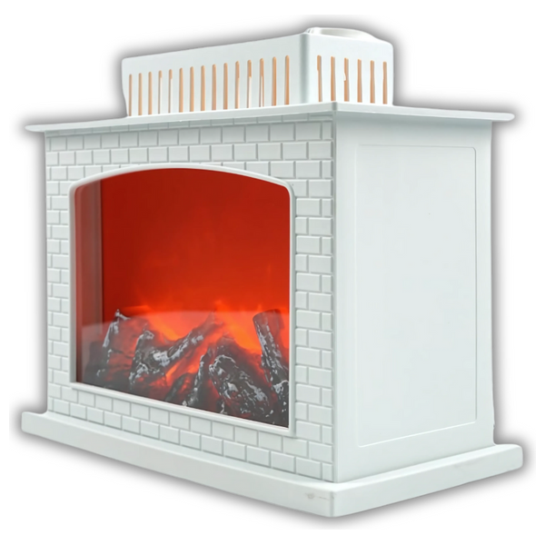 Tethkar A1-4 - Fireplace Lantern Flame Effect - White