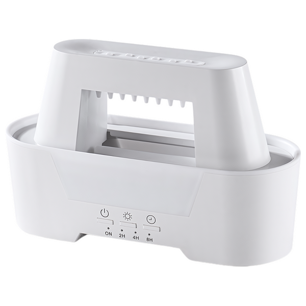  GSTAR 6-19N - Smart Rectangular Incense Burner with Falling Water Drops - White 