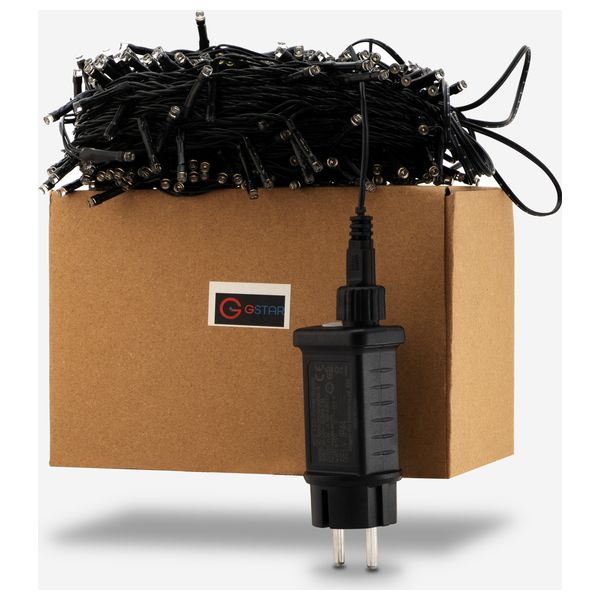  GSTAR 79-1 - Black Rope-shaped Solar Lighting Display 