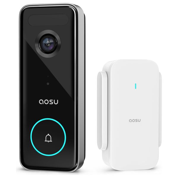  AOSU 41-2 - Door Monitor Camera - Black 