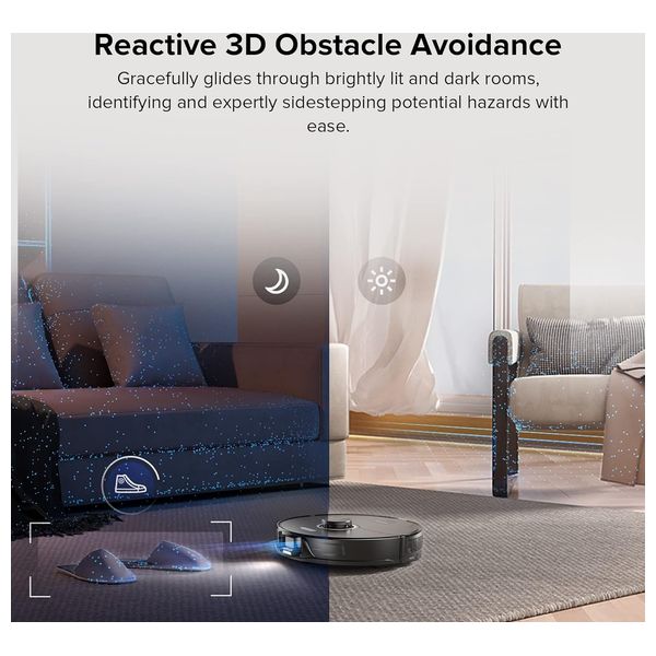  Roborock S8 - Robot Vacuum Cleaner - Black 