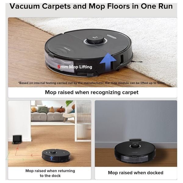 Roborock S8 - Robot Vacuum Cleaner - Black 