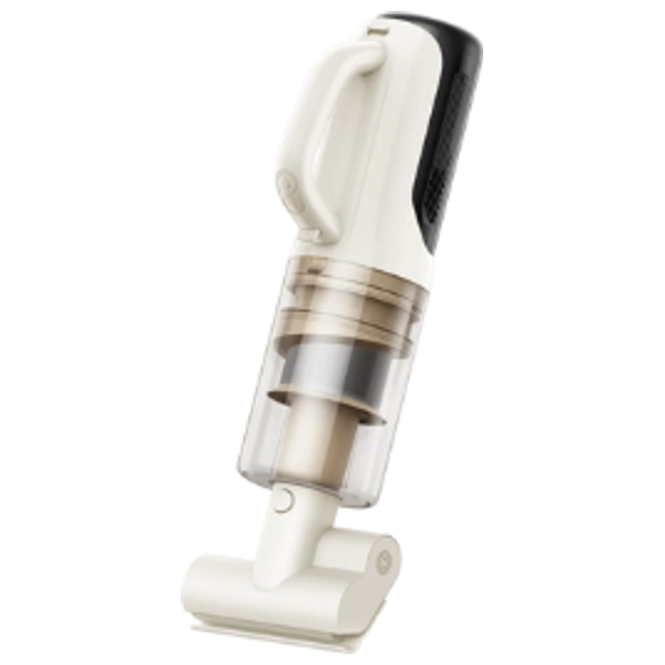  مكنسة موفا K30 ميكس الرطبة والجافة - تنظيف مزدوج الحواف للجدران والزوايا - وظيفة فرشاة التنظيف الذاتي بلمسة واحدة - أبيض 