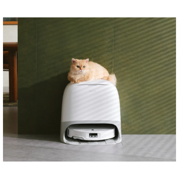  Roborock  curv 2 pro - Robot Vacuum & Mop - Automatic filling and emptying - Smart Dock with hot-water mop cleaning and automatic drying - White 