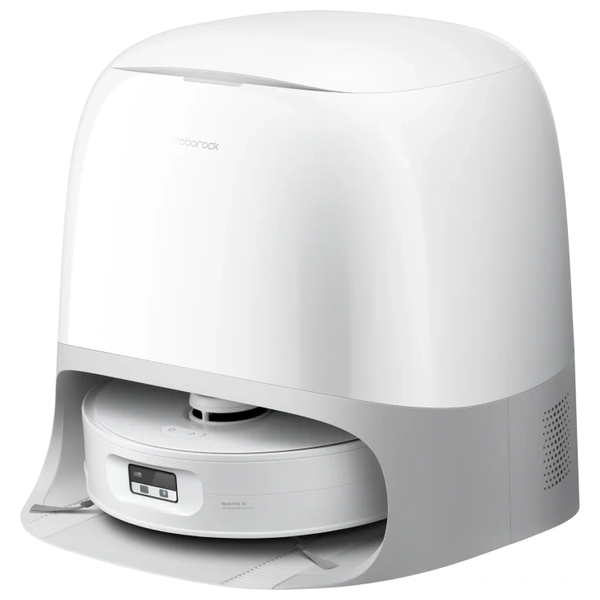  Roborock Robot Vacuum Qrevo Curv 2 Flow - Smart Vacuum Cleaner - 20000 Pa - Reactive AI & PreciSense LiDAR - All-in-One Dock - White + Roborock cleaning liquid - 1 liter - suitable for use on all types of appliances 