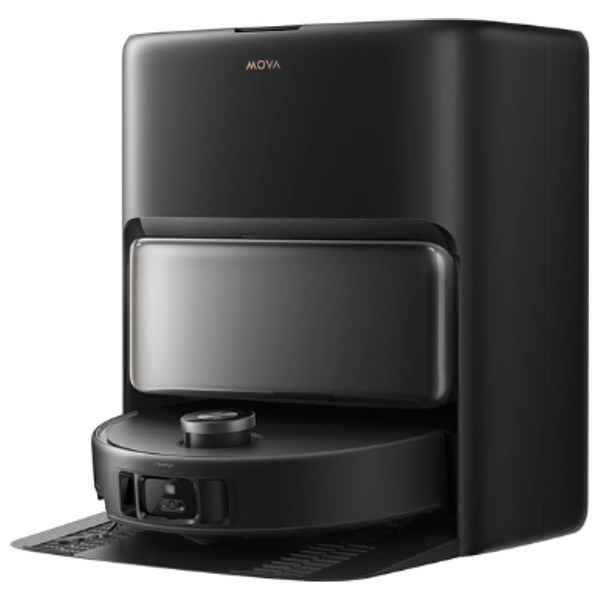  Mova P50 Pro Ultra Robot Vacuum Cleaner - 19000 Pa Suction Power - Fully Self-Cleaning Base - Black 