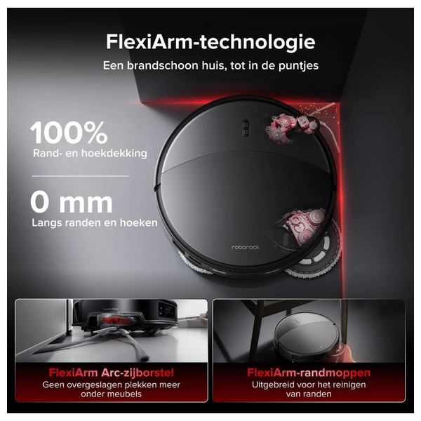  Roborock Saros20 - Robot Vacuum and Mop - 36000Pa - Black 