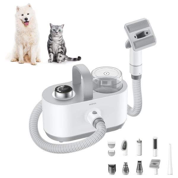 مجموعة العناية بالحيوانات الأليفة موفا جي 1 برو - 4 أوضاع طاقة منفصلة - 7 وظائف متعددة - أبيض