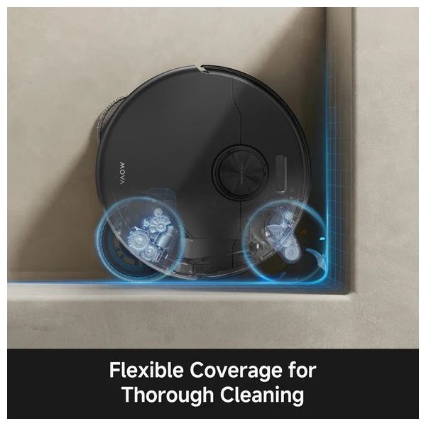  MOVA B70 Pro Ultra - Smart Robot Vacuum Cleaner - 30000 Pa - 5200mAh - AI - Black + Roborock cleaning liquid - 1 liter - suitable for use on all types of appliances 