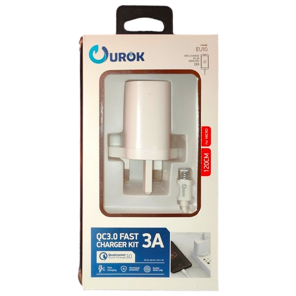  Ourok EU10-Micro - Charger - White 