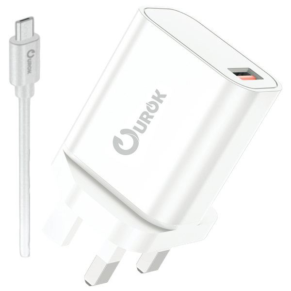  Ourok EU10-Micro - Charger - White 