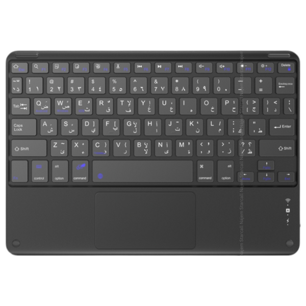  OSCAL S1 Ultra-Slim - Arabic Wireless Keyboard & Mouse Pad 