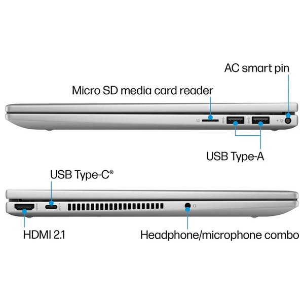  لابتوب اتش بي 14-انج - Envy x360 14-es1023dx -  Core I7 150U - Shared - ويندوز - 16كيكابايت/512كيكابايت SSD - شاشة لمس 