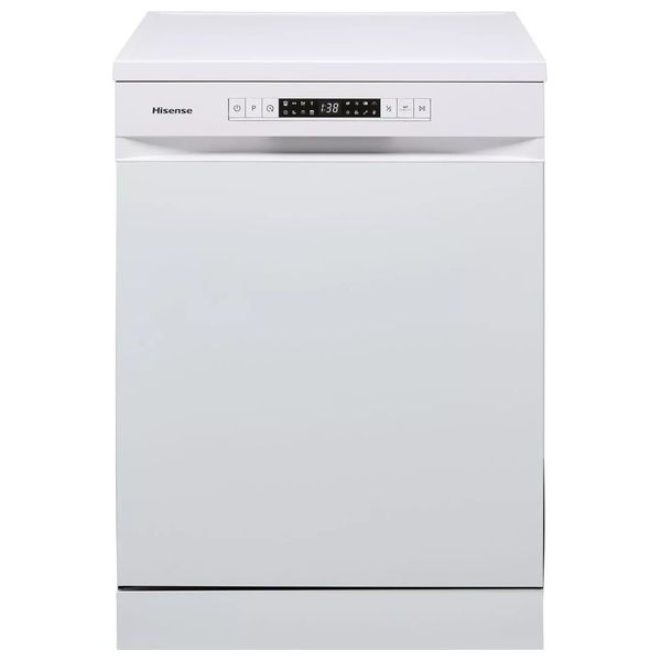 Hisense HS623E91W - Freestanding Dishwasher - 15 Set - 8 Programs - White