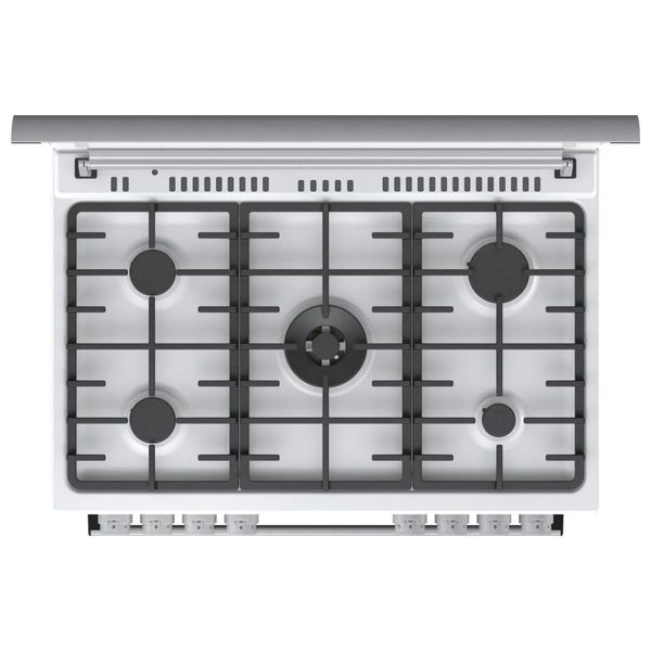  طباخ جورنجي غازي - 5 مشاعل - GGI9C20W - ابيض 