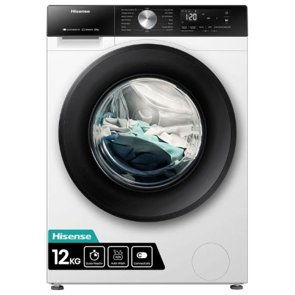 Hisense WF3S1243BW 12KG Front Loading Washing Machine - White