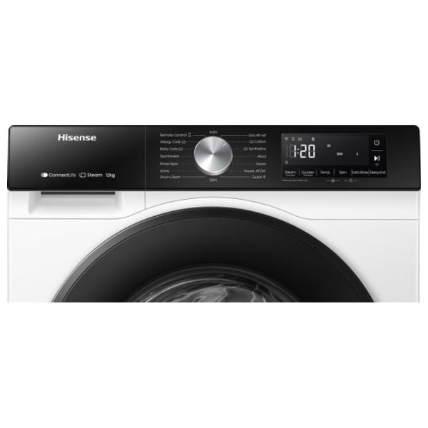 Hisense WF3S1243BW 12KG Front Loading Washing Machine - White