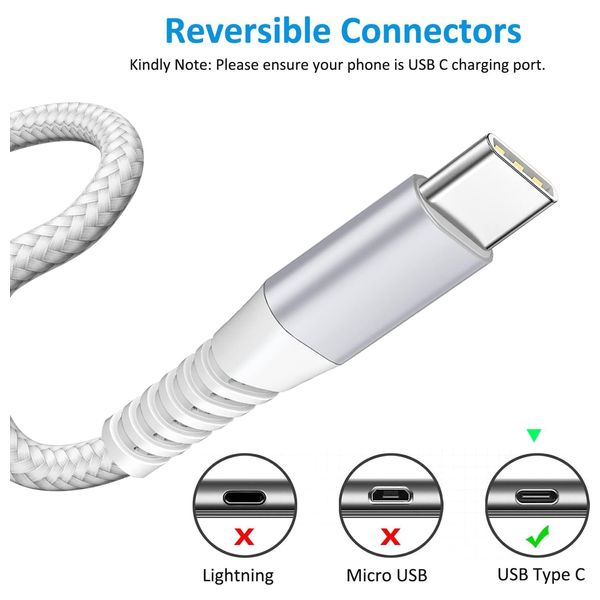  Aioneus try-5555 - Cable USB To USB-C - 2m - 2 pieces 