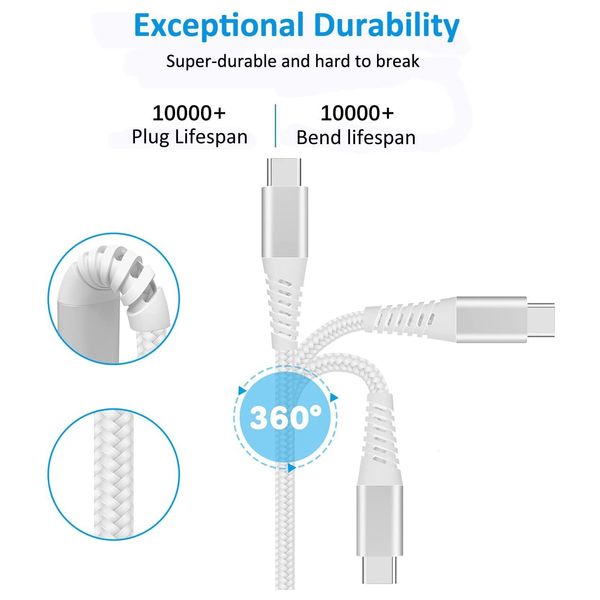  Aioneus try-5555 - Cable USB To USB-C - 2m - 2 pieces 