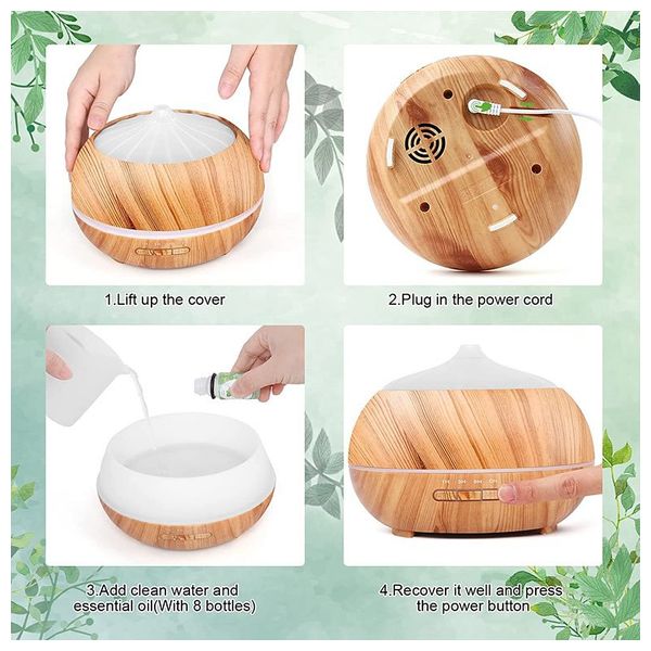  TENSWALL 501PIus - Essential Oil Diffuser - Wood 