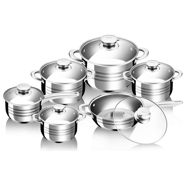  Swisspro SP-1250 - Cookware Set - 6 piece 