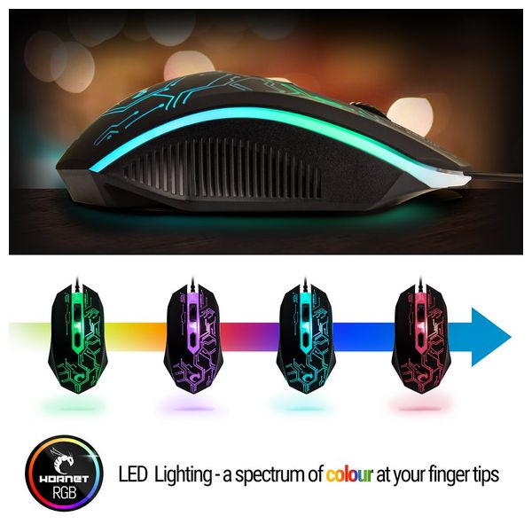  مجموعة لوحة المفاتيح والفأرة السلكية وسماعات الرأس وماوس باد اورزلي - Or-rbh 