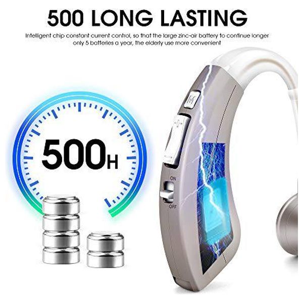 Bretzgo Hearing Aid For Seniors - Gold