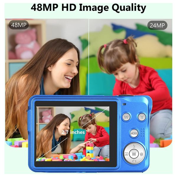  Povena Digital Camera DC9Blue– Digital Camera – Blue 