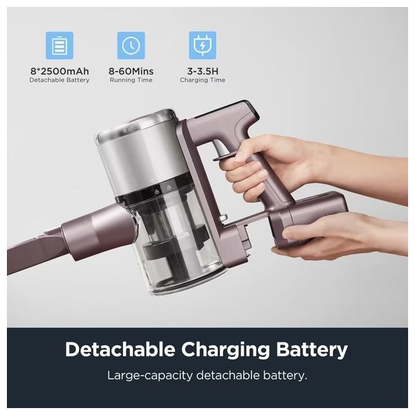 Eureka AK10 Pro Cordless Vacuum Cleaner - 29000 Pa - Up to 60 Min