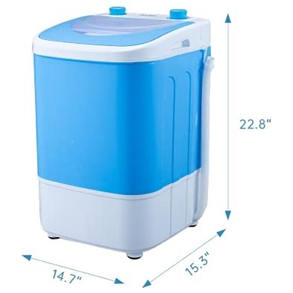  ‏DNYKER XWWM-115 - 5L - Top Loading Washing Machine - Light Blue 