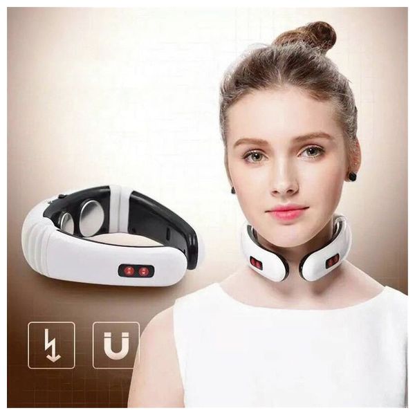  CJVIUS Qing - Electric Pulse Neck Massager - Six Modes - White 