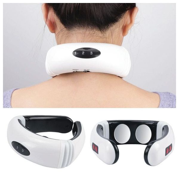  CJVIUS Qing - Electric Pulse Neck Massager - Six Modes - White 