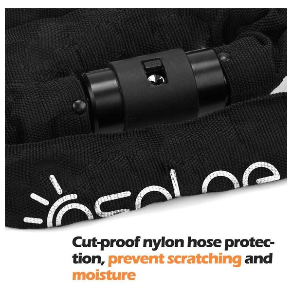 Bicycle Chain Lock With Two Keys - 100cm