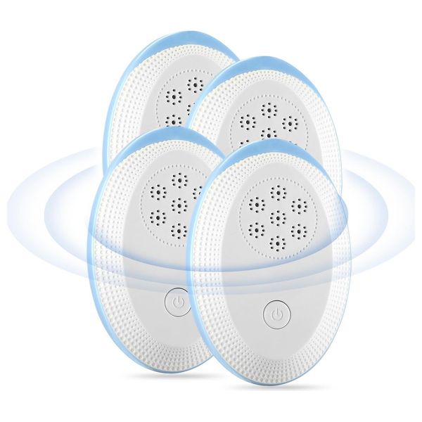  Zoto 4packs - Ultrasonic mouse repellent - White 