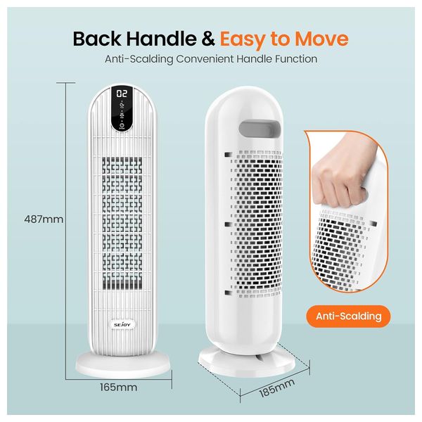  Sjouch dnq-c20h5 - Oil-filled Radiator - Oil-filled Radiator - 2000 W - White 