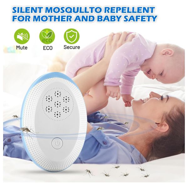  Zoto 4packs - Ultrasonic mouse repellent - White 