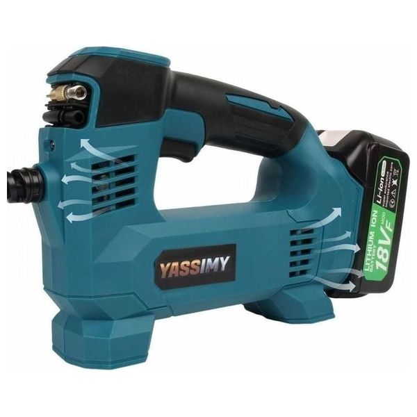  Yassimy 52392360 - Cordless Electric Air Pump Compressor DC18V 